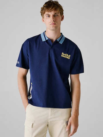 Red Bull Racing x Pepe Jeans Shirt in Blauw: voorkant