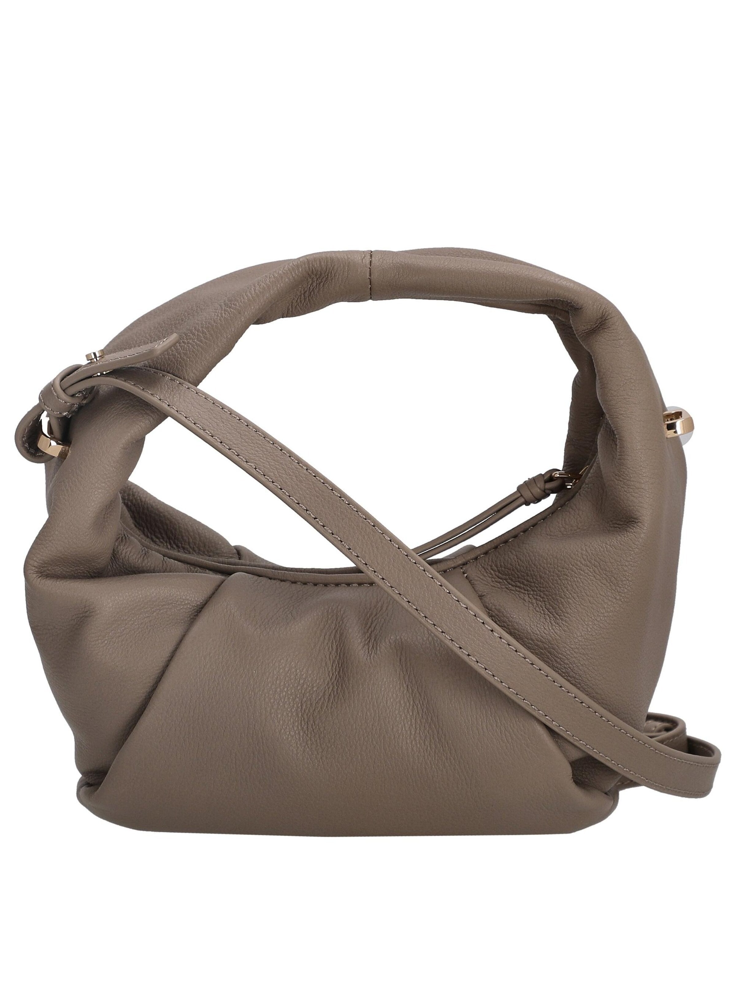 Les Visionnaires Umhängetasche 'Greta Mini Essential Soft Grainy'‌‌‌ in Grau