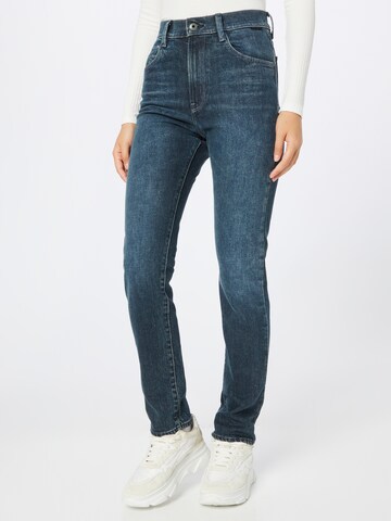 G-Star RAW Slimfit Jeans 'Virjinya' in Blauw: voorkant