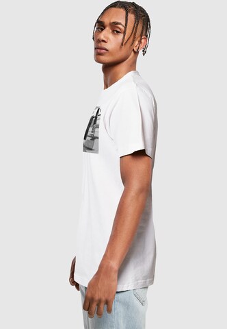 Mister Tee Shirt 'Private Jet Legs' in White