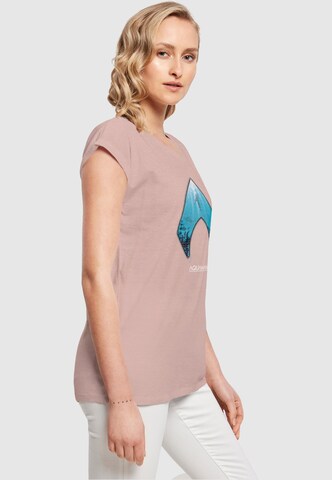 ABSOLUTE CULT Shirt 'Aquaman - Ocean' in Roze