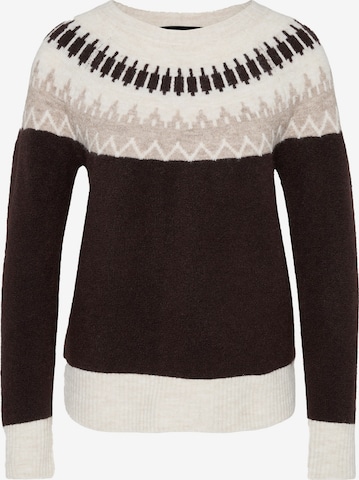 Vero Moda Petite Neulepaita 'VMSIMONE' värissä ruskea: etupuoli