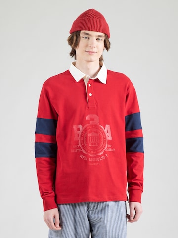 Tricou de la La Martina pe roșu: față
