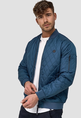 INDICODE JEANS Übergangsjacke 'Novak' in Blau