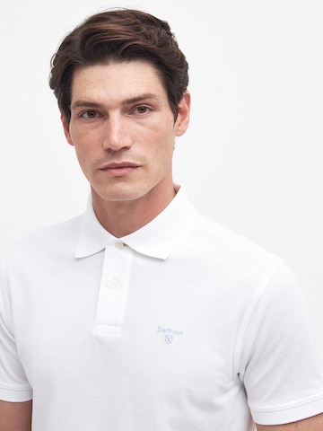 Barbour Poloshirt in Weiß