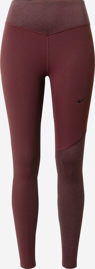 ASICS Sporthose in bordeaux / schwarz, Produktansicht