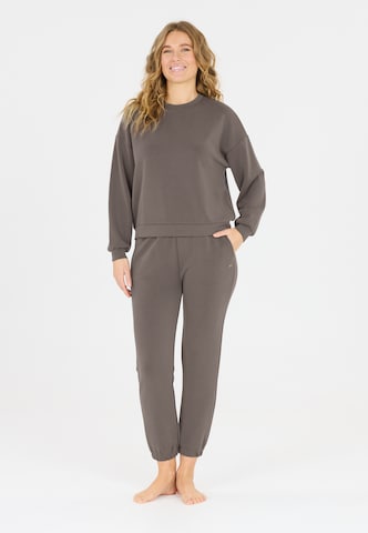 Athlecia Sportief sweatshirt 'Jillnana' in Bruin