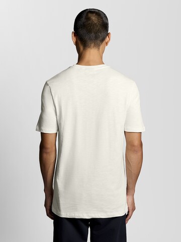 T-Shirt 'Fine Slub' Lyle & Scott en beige