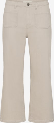 Jean 'Brook' Kaffe en beige : devant