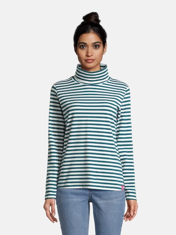 T-shirt 'NÖßEN' salzhaut en bleu : devant
