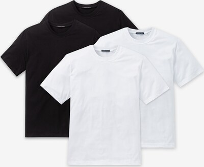 Maglietta SCHIESSER di colore nero / bianco, Visualizzazione prodotti