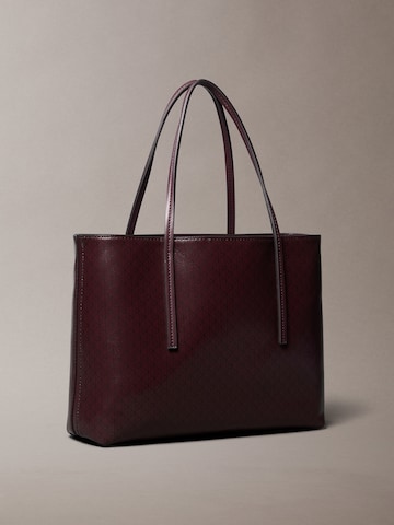 raudona Calvin Klein Pirkinių krepšys