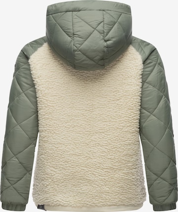 Ragwear Athletic Fleece Jacket 'Leeloo' in Beige