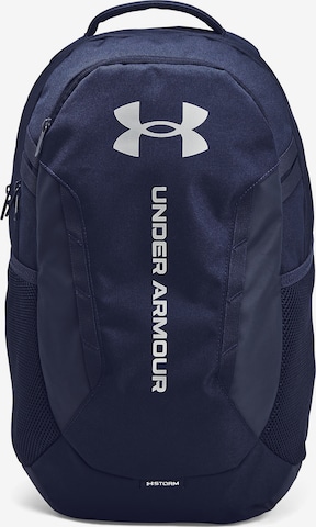 UNDER ARMOUR Sports Backpack 'UA Hustle 6.0' in Blue: front