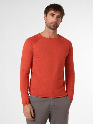 Nils Sundström Sweater in Orange: front