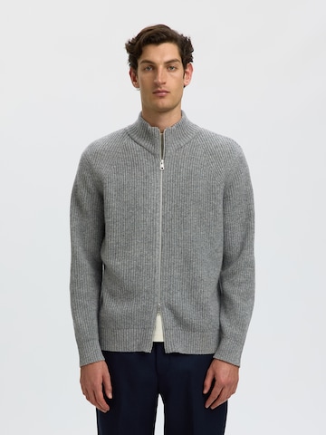 SELECTED - Cárdigan 'SLMCODY' en gris: frente