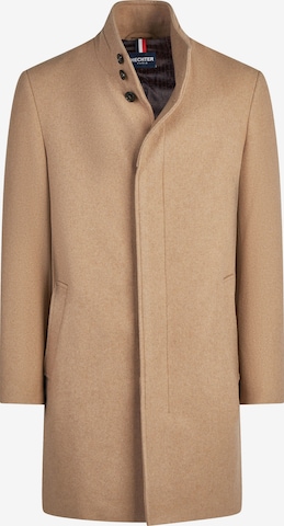 HECHTER PARIS Between-Seasons Coat in Brown: front