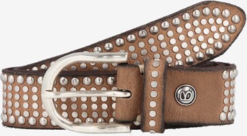 b.belt Handmade in Germany Belt 'Riva' in Brown: front