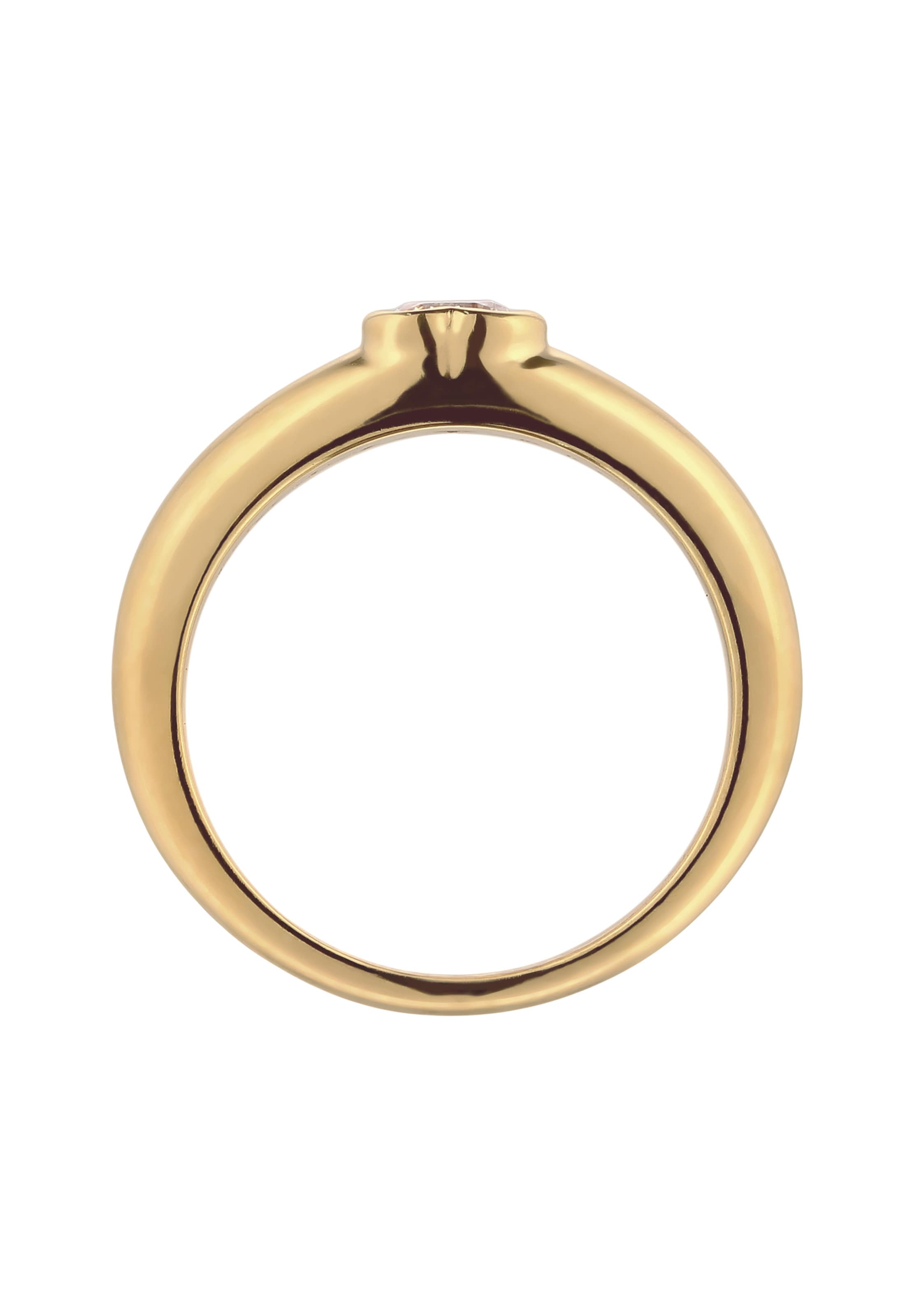 ELLI Ring 'Herz' in Gold