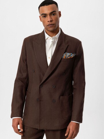 Antioch Regular fit Business-colbert in Bruin