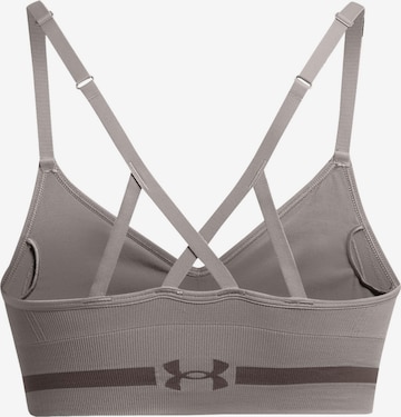 UNDER ARMOUR - Soutien Bustier Soutien de desporto em cinzento