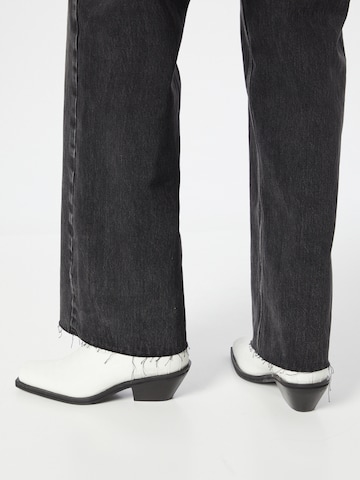 Gina Tricot Wide leg Jeans 'Idun' in Zwart