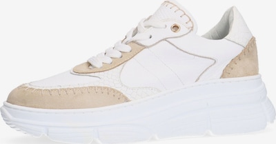 MANFIELD Sneaker in beige / weiß, Produktansicht