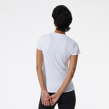 T-shirt fonctionnel 'Perfect Rib Tee' new balance en blanc