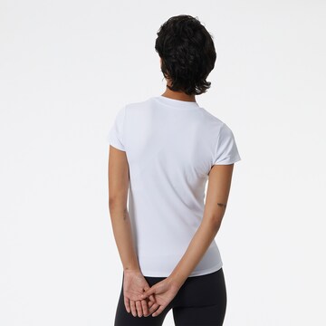 new balance Functioneel shirt 'Perfect Rib Tee' in Wit