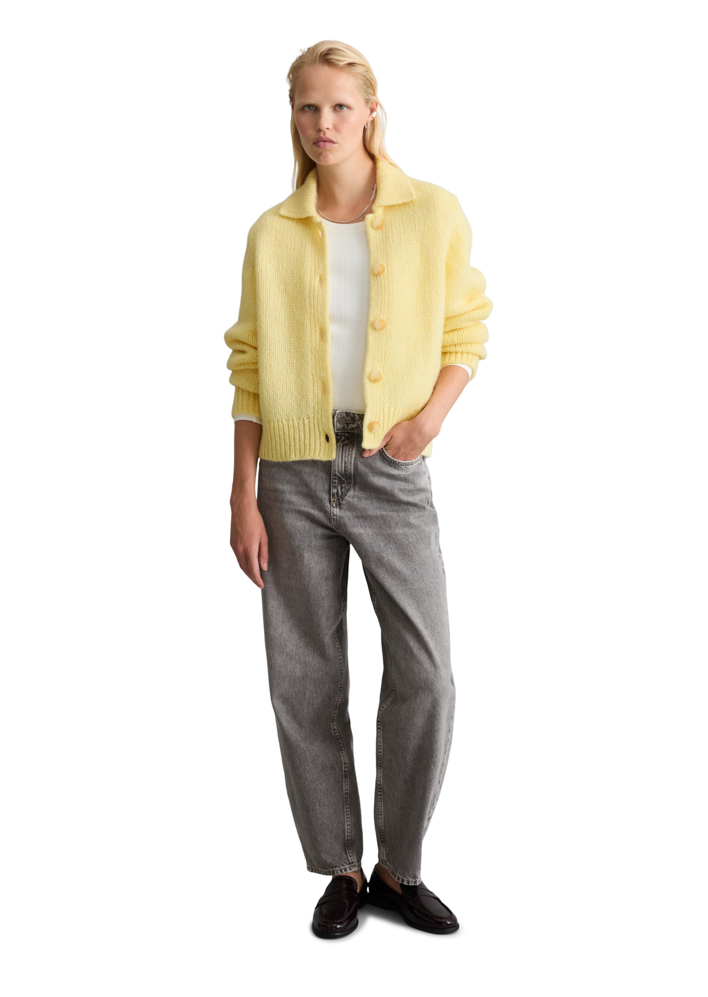 Marc O'Polo DENIM Strickjacke in Gelb