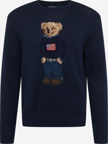 Pullover di Polo Ralph Lauren in blu: frontale