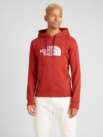 Bluză de molton 'Drew Peak' de la THE NORTH FACE pe roșu: față