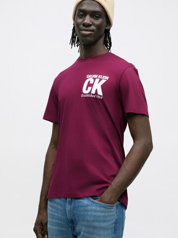 Calvin Klein Μπλουζάκι σε λιλά