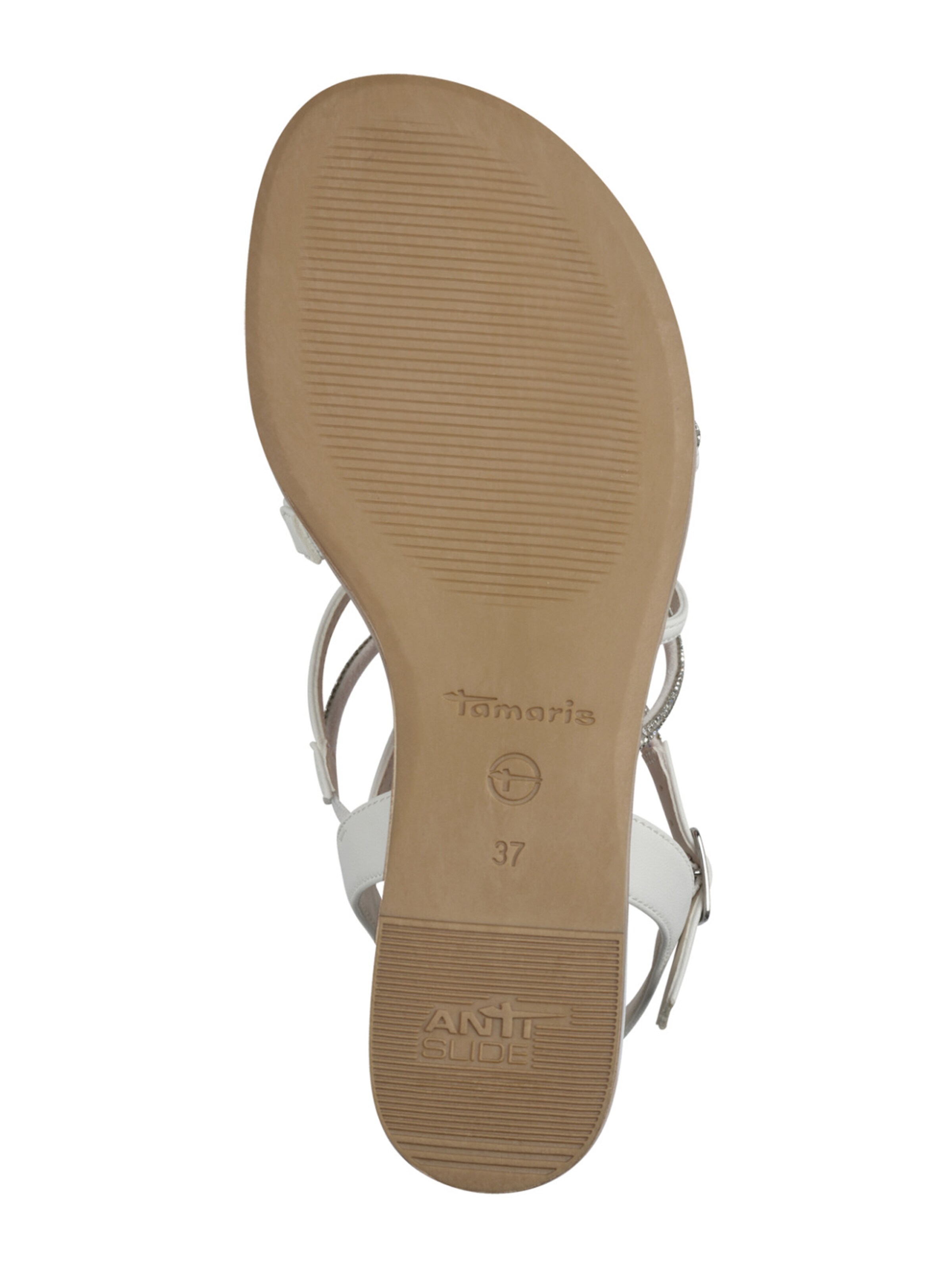 Tamaris Sandalen met riem in Wit