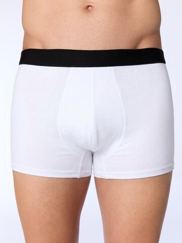 Albero Natur Boxer shorts 'Herren Trunkshorts aus Bio-Baumwolle' in White: front