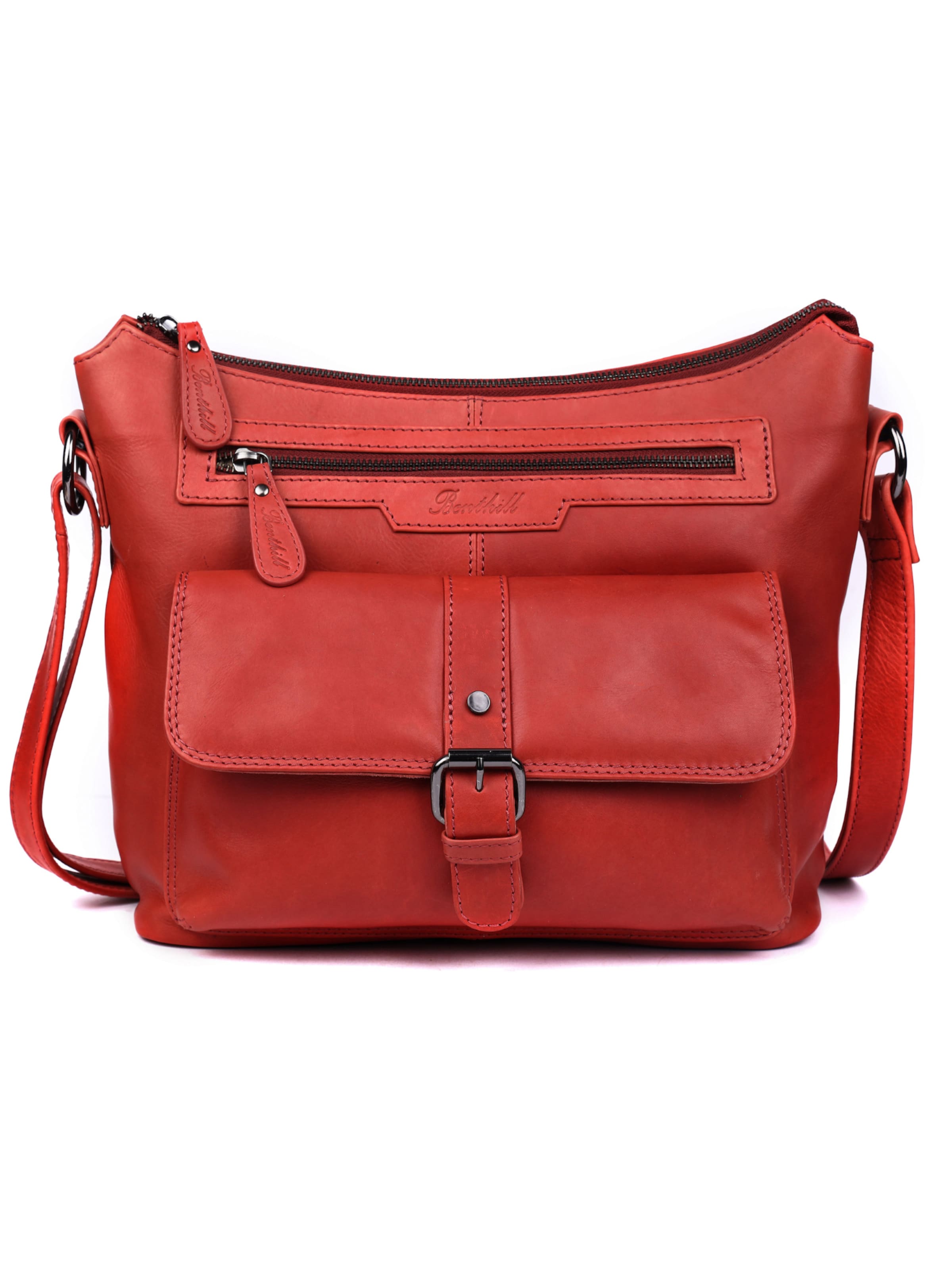 Benthill Schultertasche‌‌ in Rot: Vorderseite