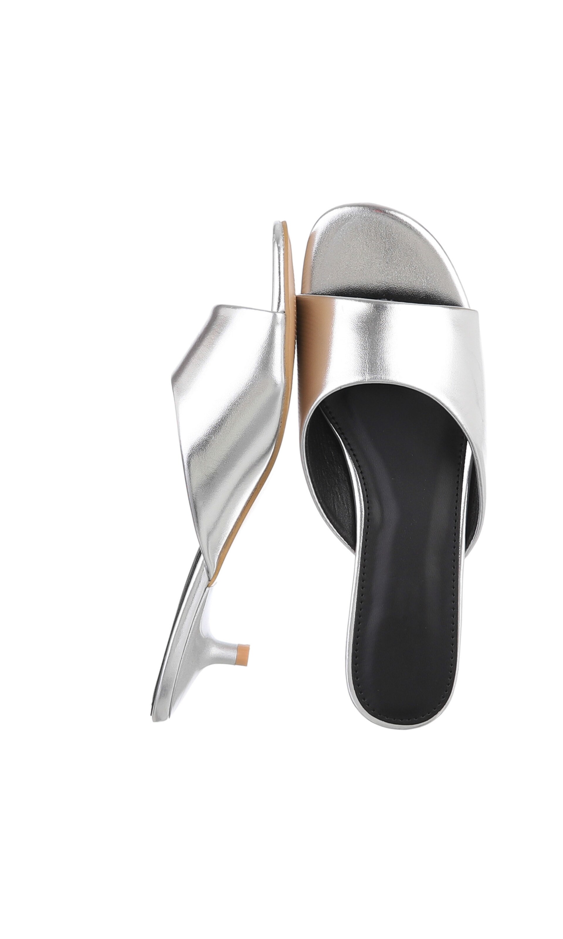 Ital-Design Mules in Silver