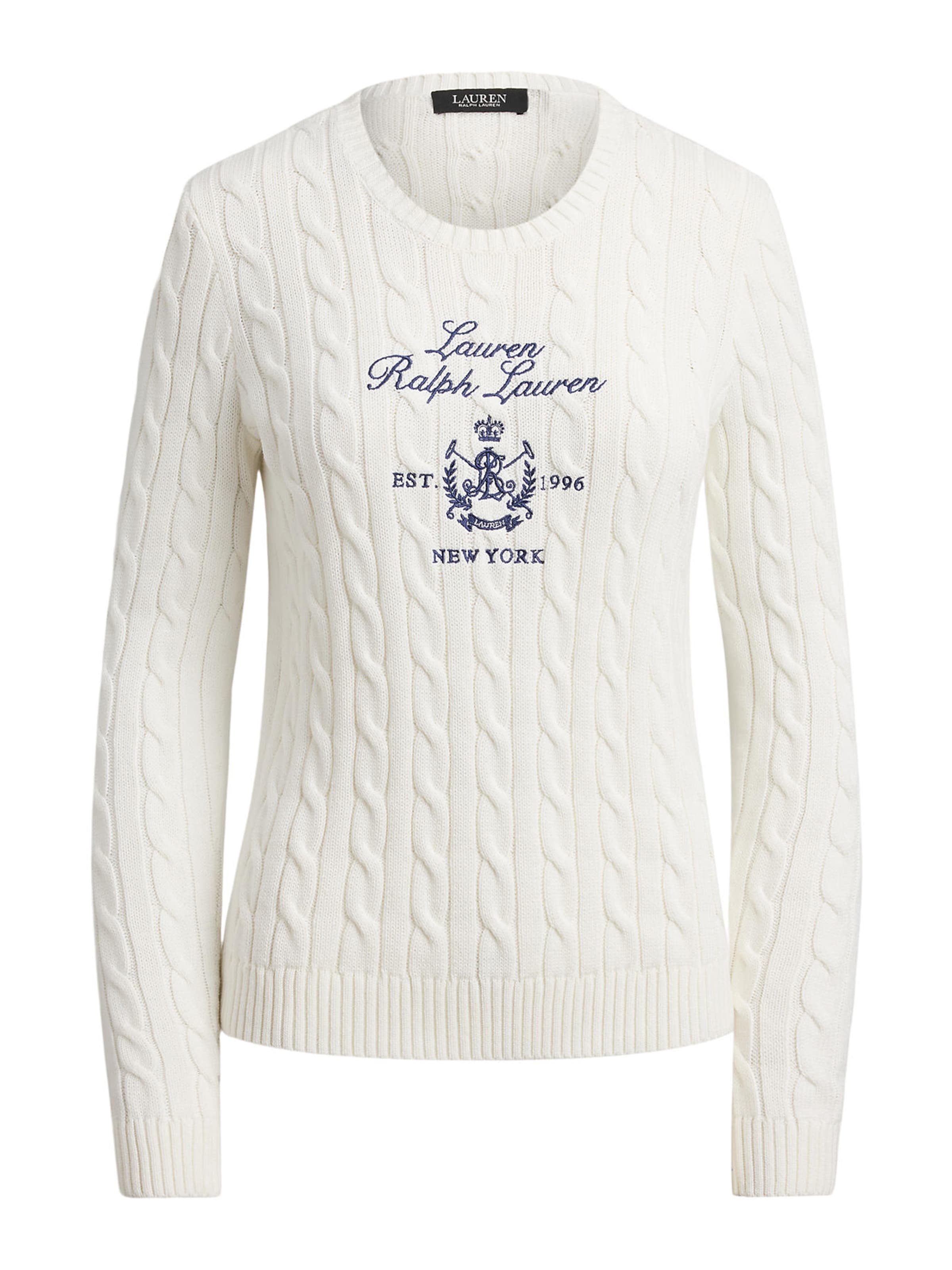 Lauren Ralph Lauren Petite Neulepaita 'RINETT' värissä valkoinen: etupuoli