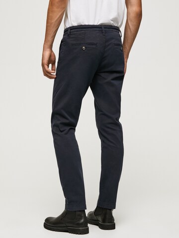 Pepe Jeans Slimfit Chino kalhoty 'Charly' – modrá