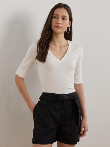 Maglietta di Lauren Ralph Lauren in bianco: frontale