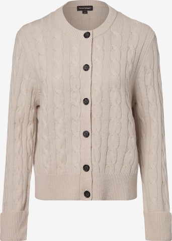 Franco Callegari Gebreid vest in Beige: voorkant