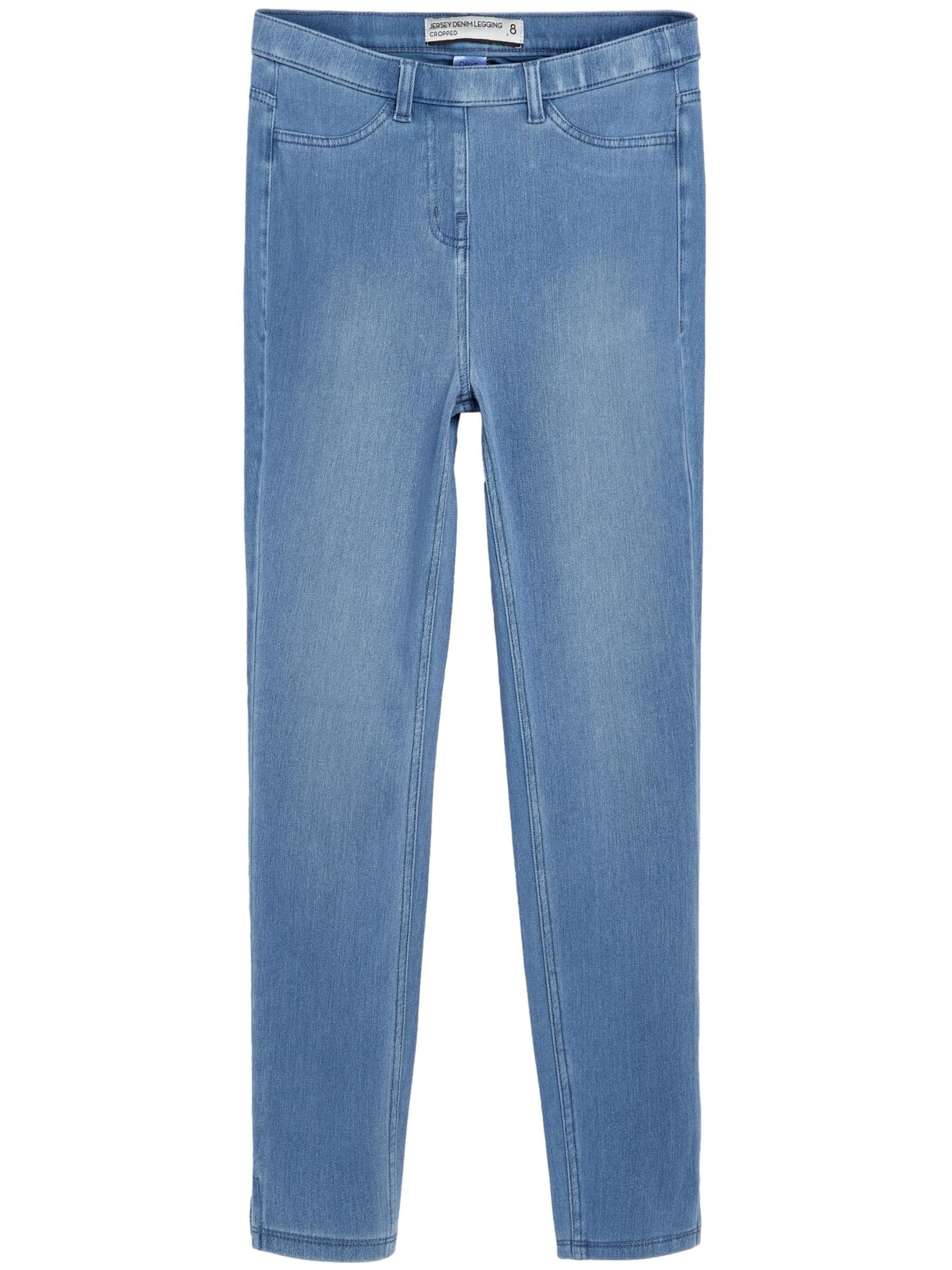 Next Skinny Leggings in Blue: front