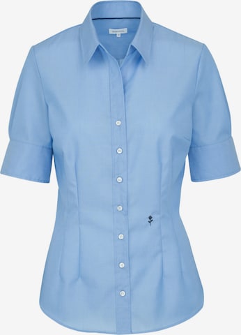 Camicia da donna 'Schwarze Rose' di SEIDENSTICKER in blu: frontale