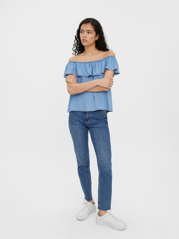 VERO MODA Blouse 'Mia' in Blauw