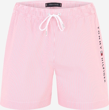 TOMMY HILFIGER Badeshorts in Pink: predná strana