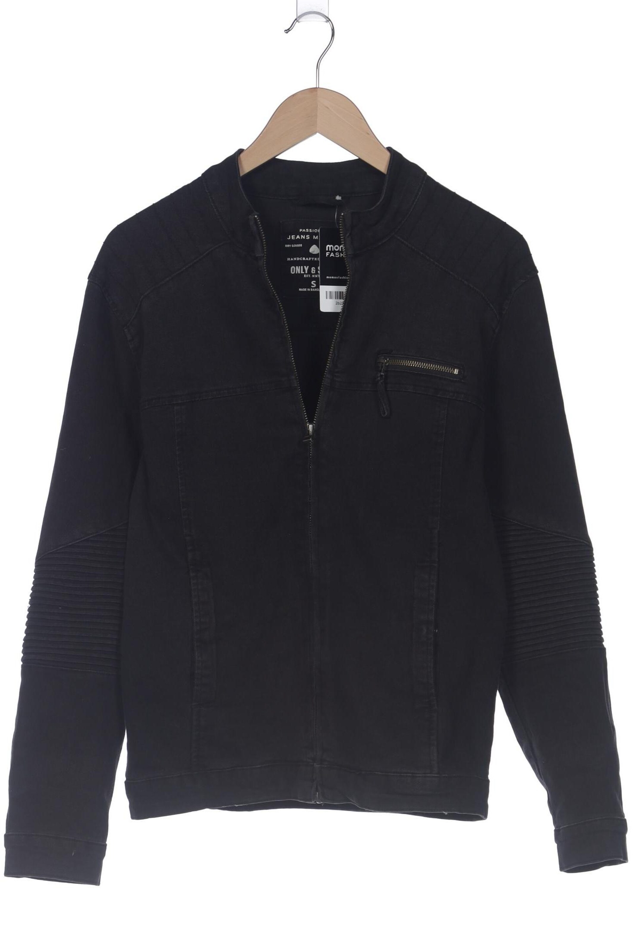 Only & Sons Jacket & Coat in S in Black: front