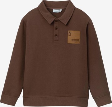 NAME IT Sweatshirt in Brown: front