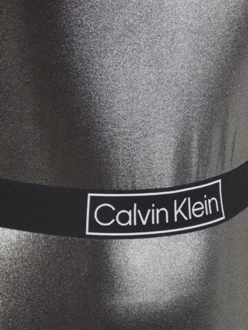 Calvin Klein Swimwear Plus Μπουστάκι Ολόσωμο μαγιό σε γκρι