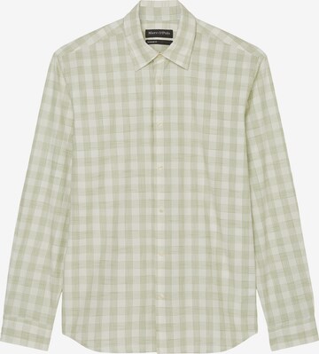 Marc O'Polo Regular fit Button Up Shirt in Green: front