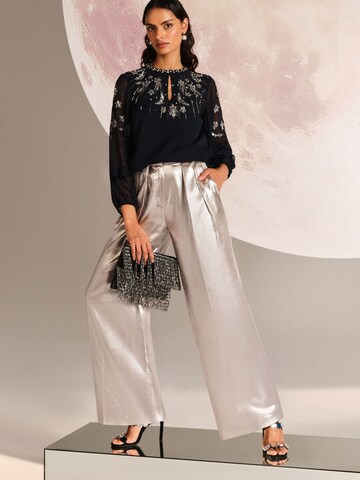 love & roses Blouse in Blauw